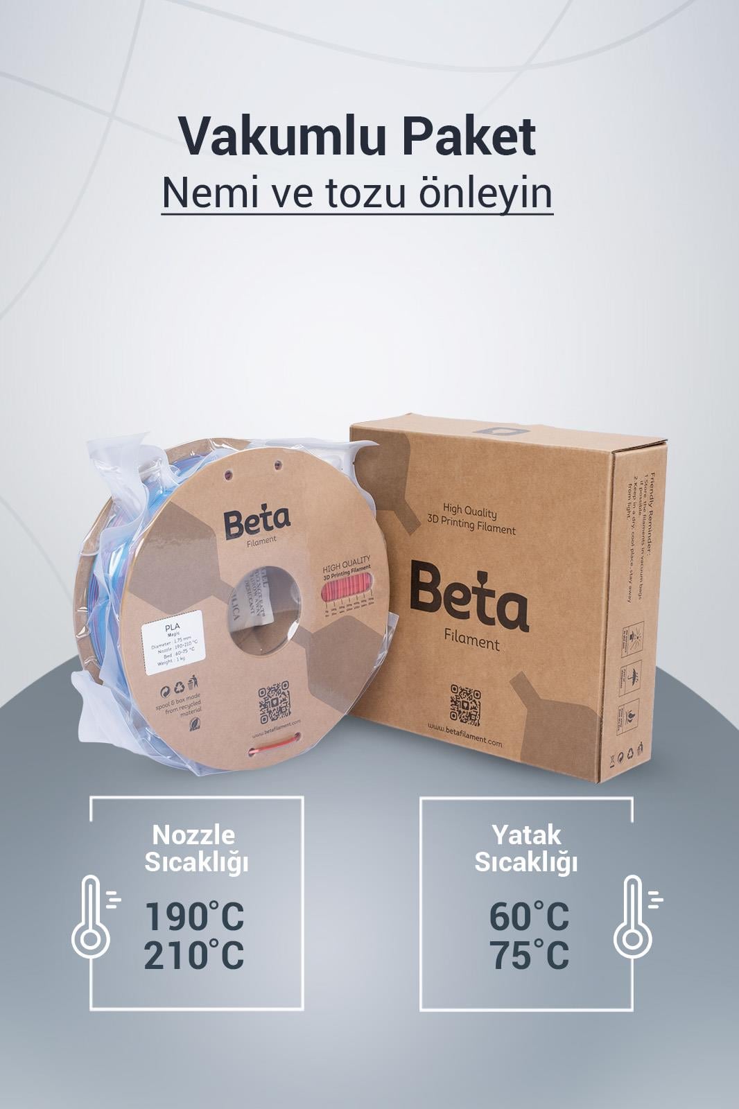 Beta PLA-Magic Silk Blue-Red