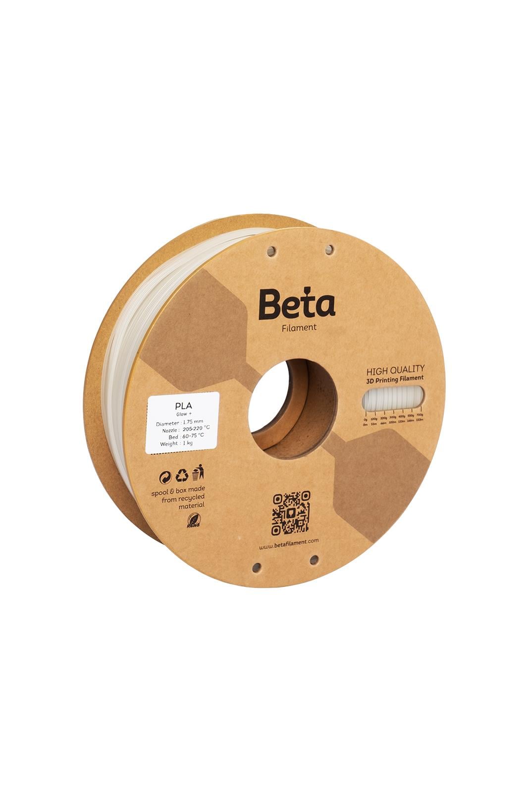 Beta PLA Ultra-Glow Neon Green