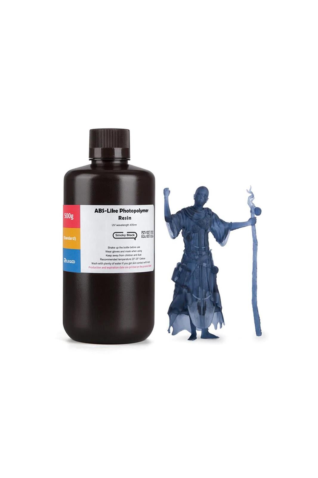 ELEGOO ABS Like Fotopolimer Reçine Smoky Black - 0.5 KG