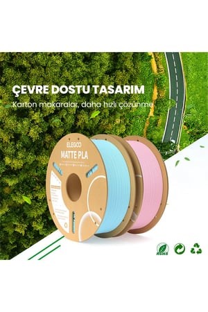 ELEGOO PLA Matte Filament Ruby Red