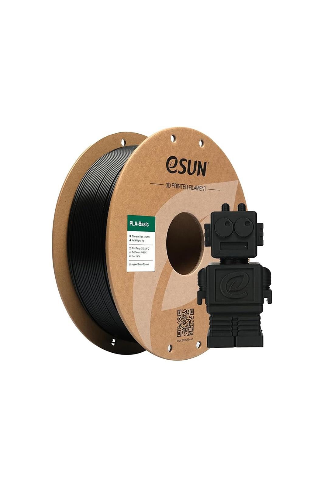 Esun PLA-Basic Filament Siyah
