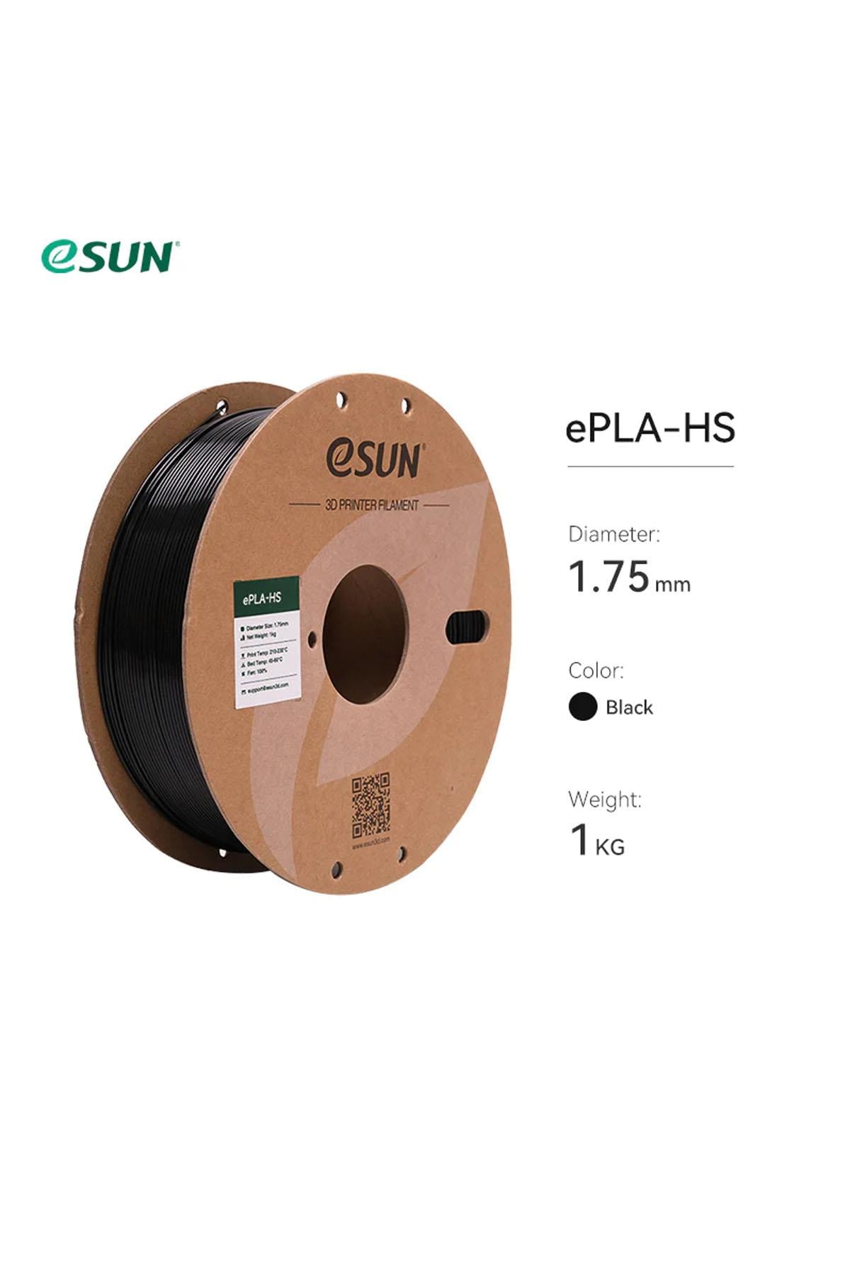 Esun PLA-HF Filament Siyah