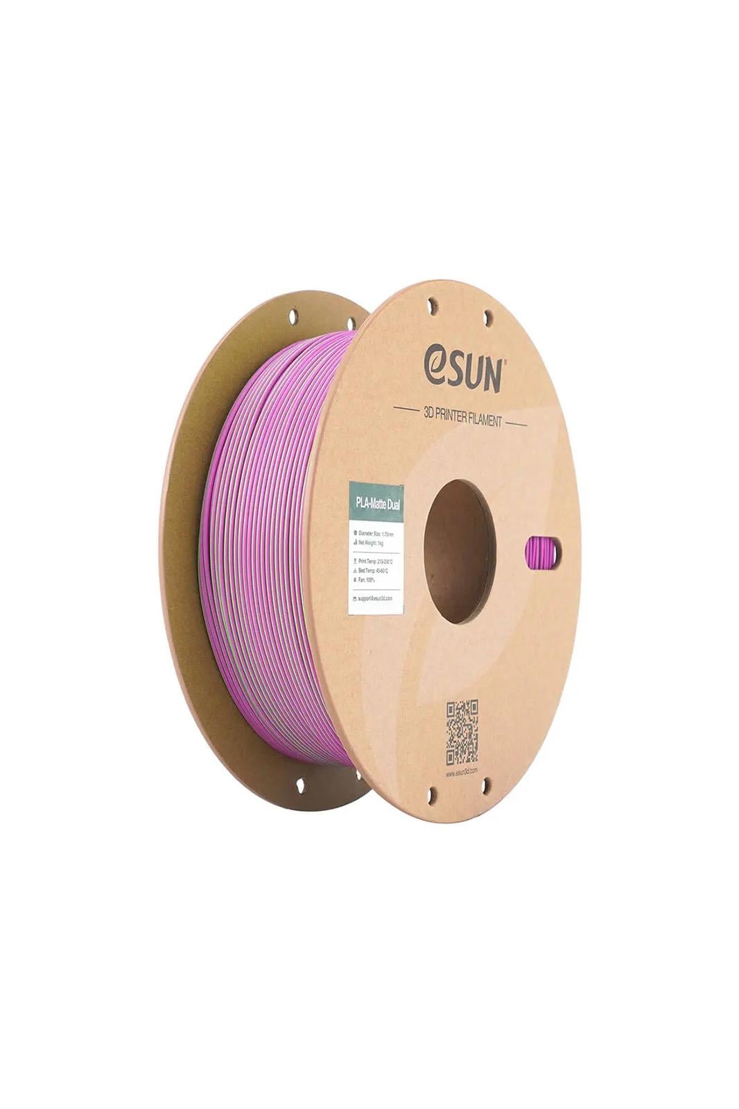 Esun PLA-Matte Filament Green-Pink
