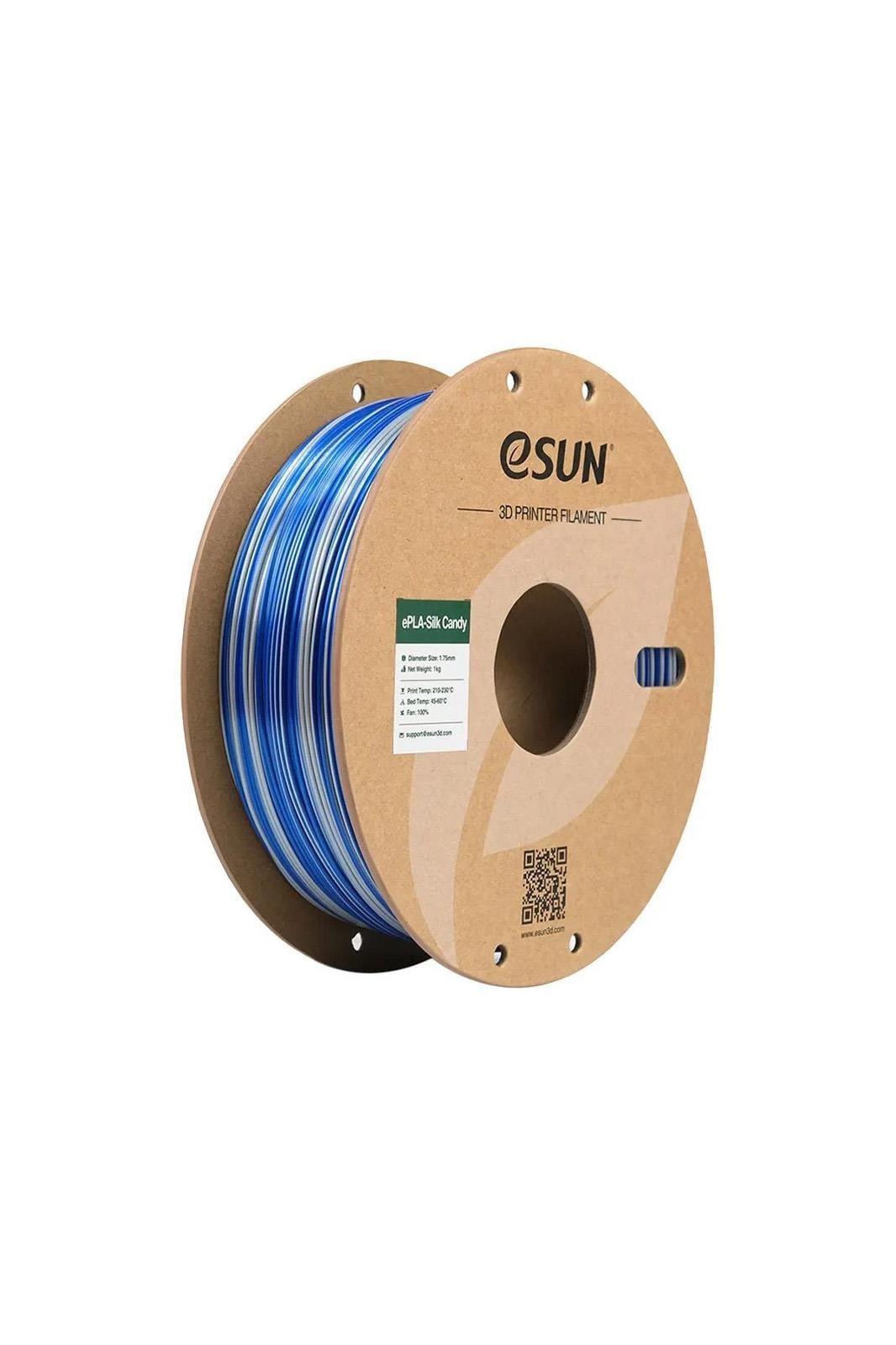 Esun PLA-Silk Candy Filament Silver-Blue