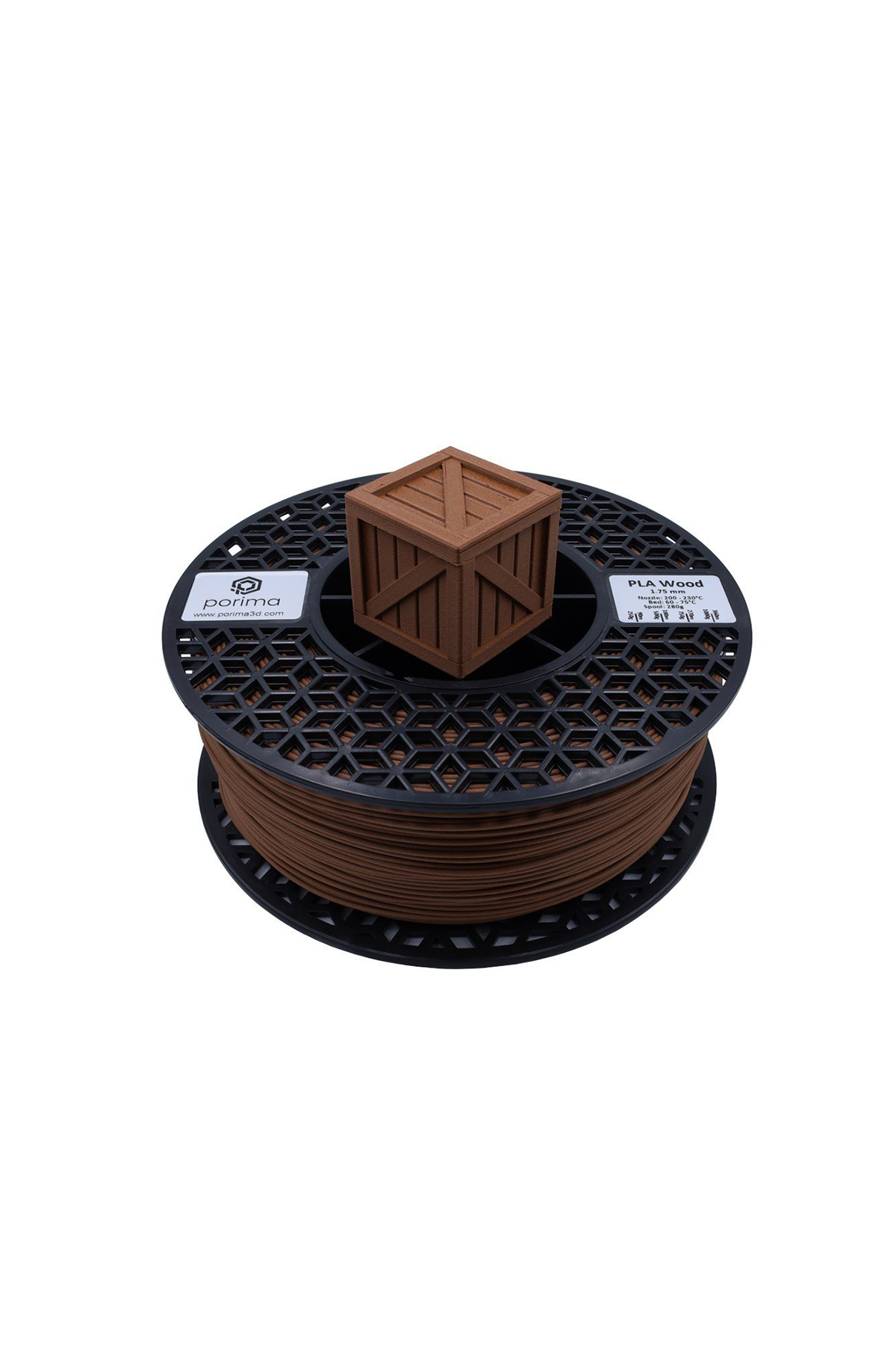 Porima PLA Wood® Filament Walnut Wood (Ceviz)