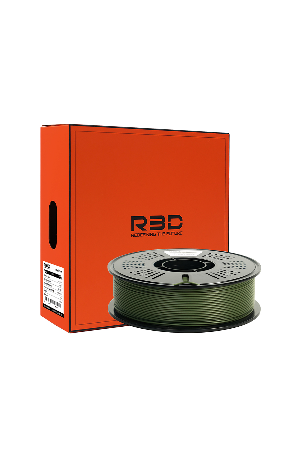R3D PLA+ Filament Army Green