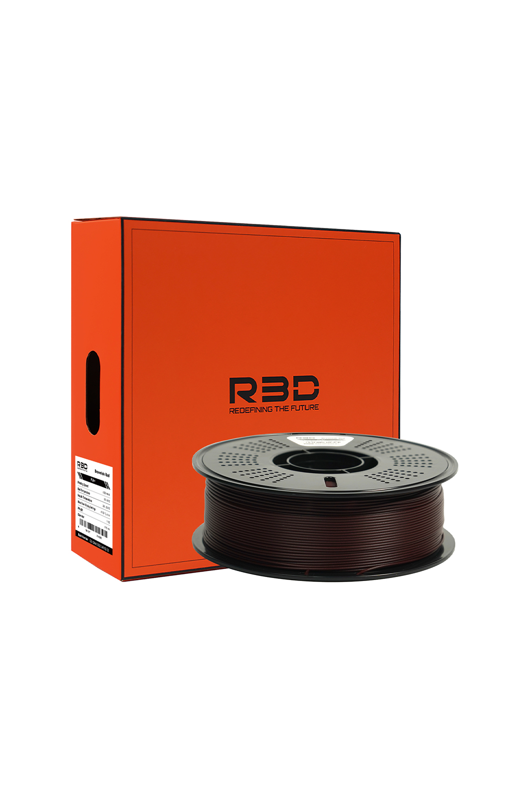 R3D PLA+ Filament Brownish Red