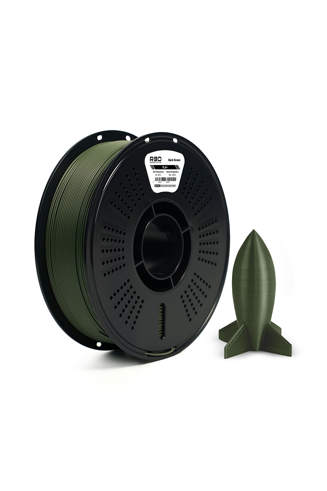 R3D PLA+ Filament Dark Green