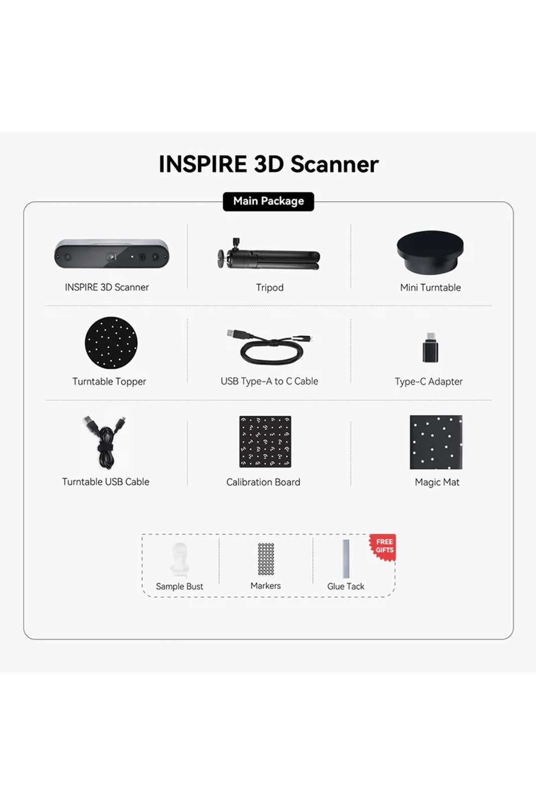 Revopoint 3D Scanner INSPIRE