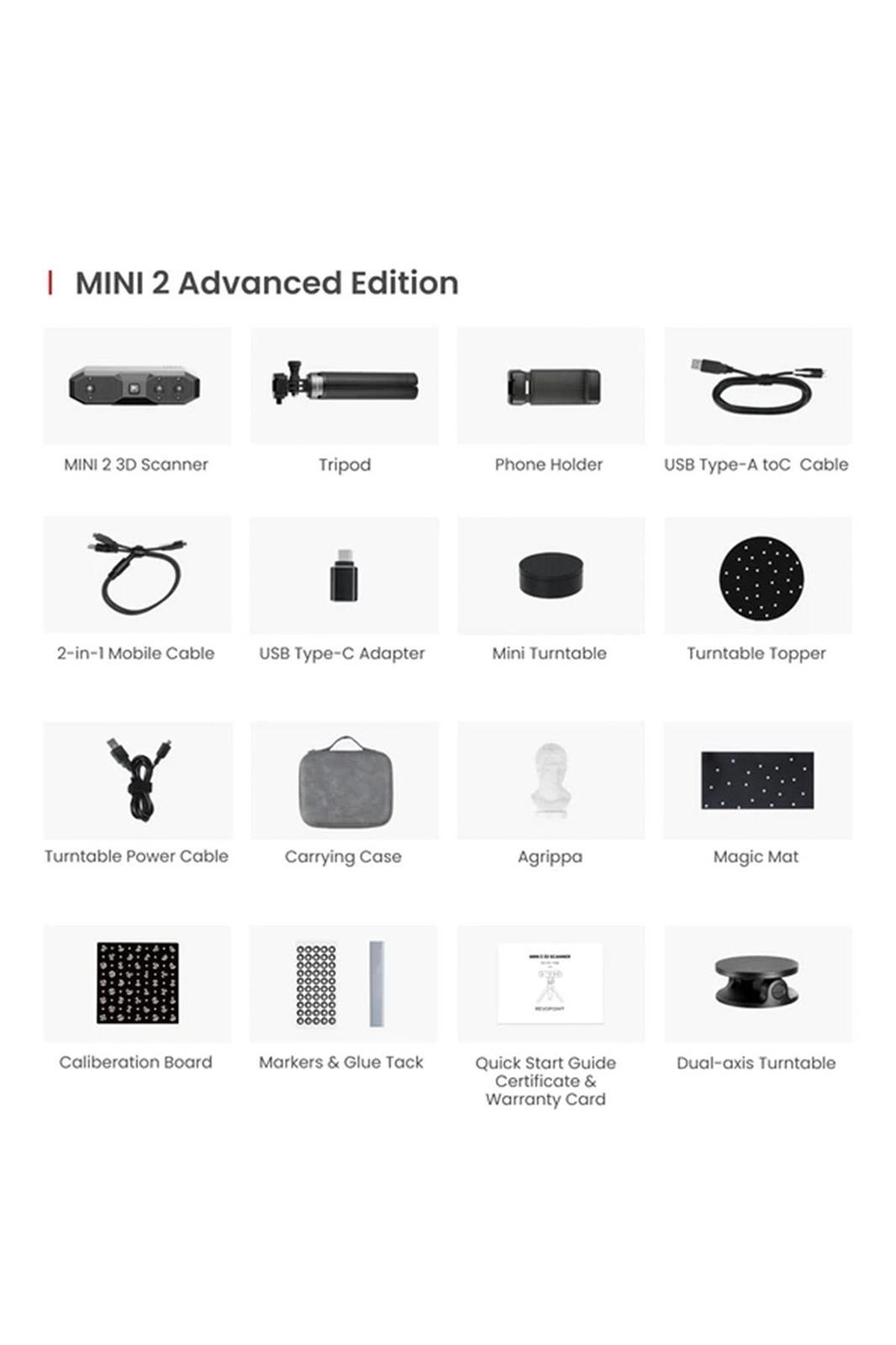 Revopoint MINI 2 Advanced Edition 3D Scanner