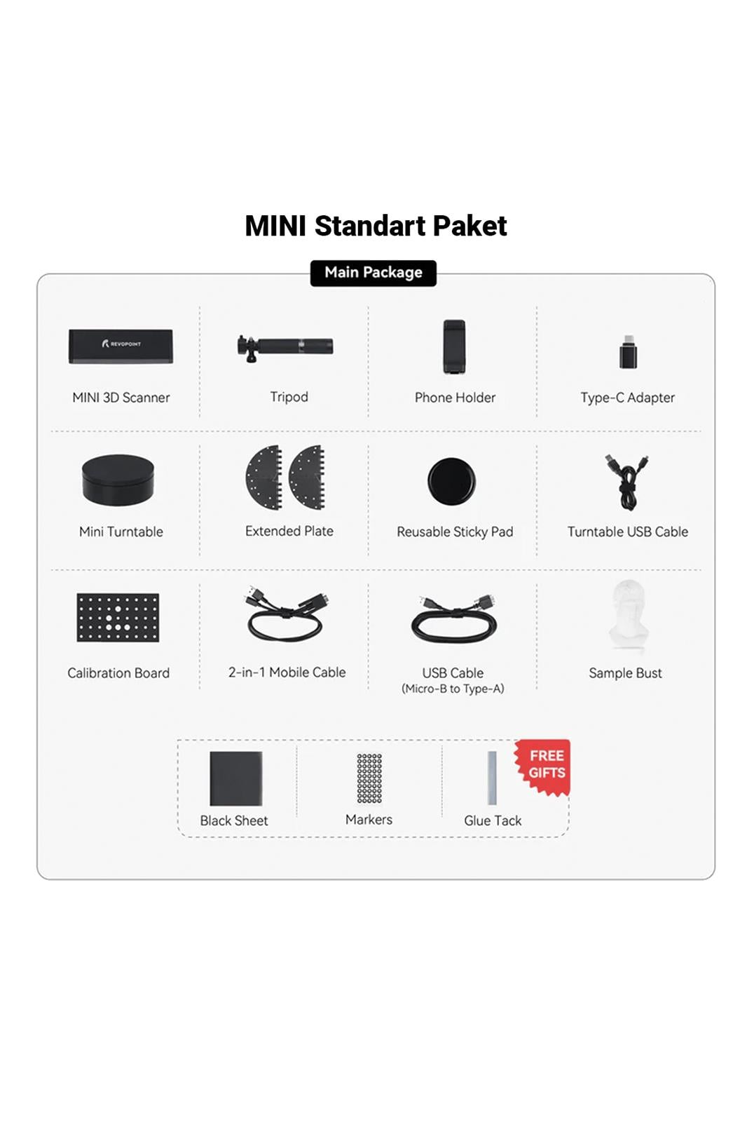Revopoint MINI Standard 3D Scanner