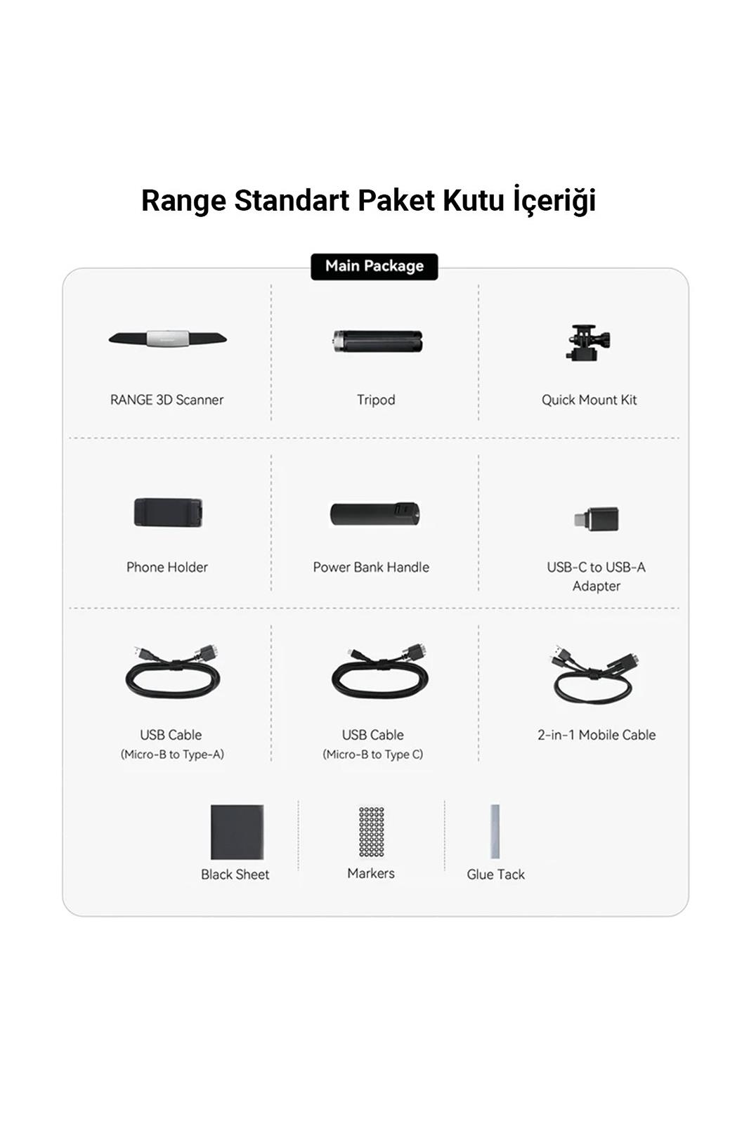Revopoint RANGE Standard 3D Scanner