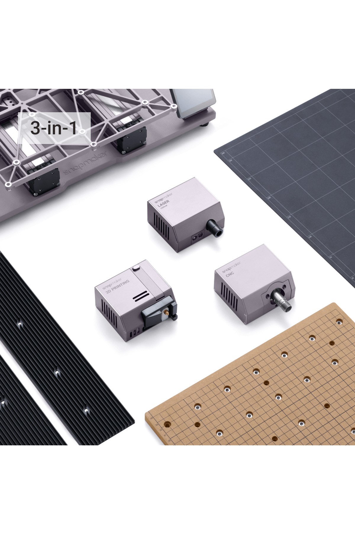 Snapmaker 2.0 Modüler 3-In-1 3D Yazıcı - A250T