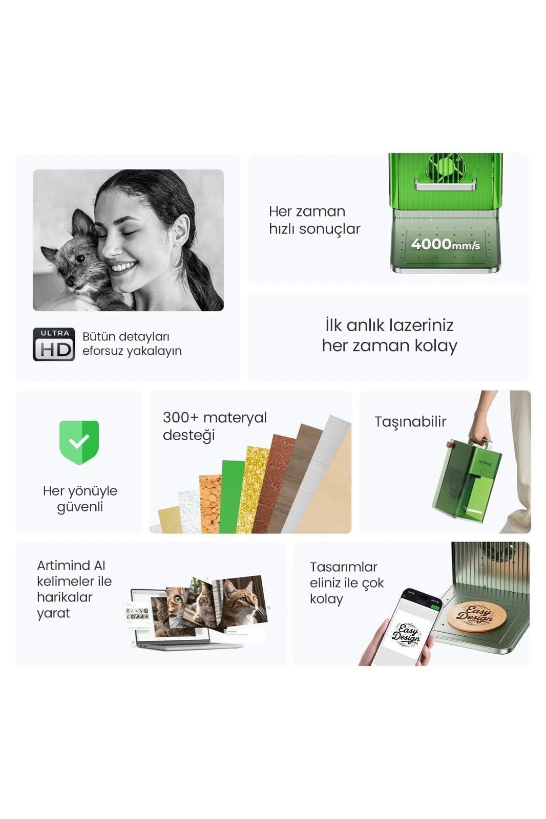 xTool F1 Light Green (Ön Sipariş)