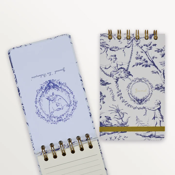 EPISODE TOILE DE JOUY LA BALANCOIRE  SMALL CHUNKY NOTEBOOK