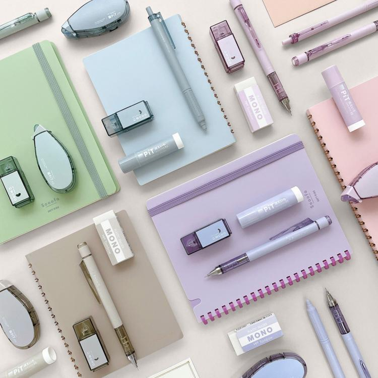 Tombow Monograph Limited Edition Pit Glue Tape  Ash Color Cute - Lavender