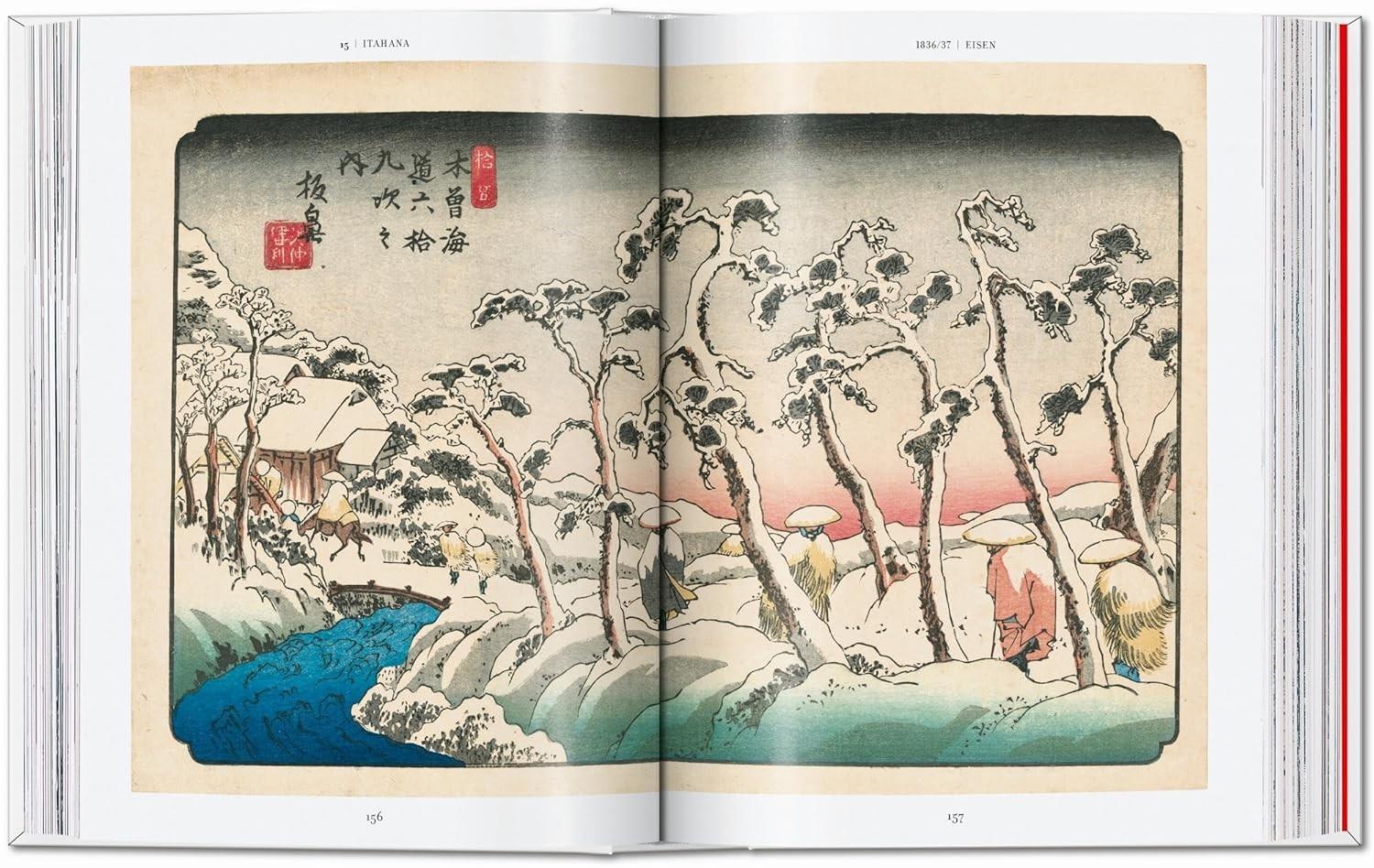 Taschen Hiroshige & Eisen. The Sixty-Nine Stations along the Kisokaido. 40th Ed.