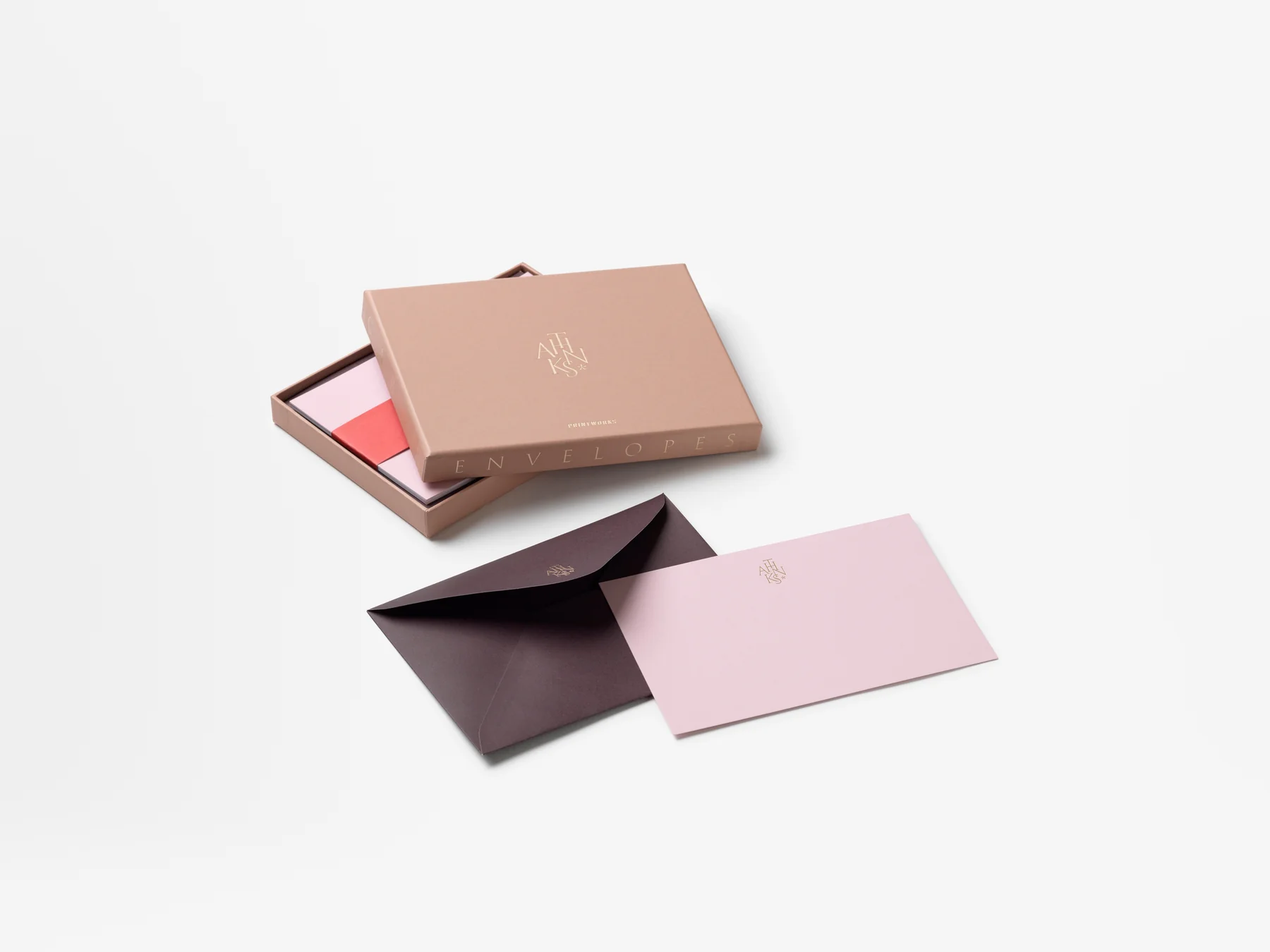 Printworks Zarf & Kart Seti - Thanks Beige