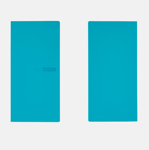 Hobonichi Techo Weeks Mega Japanese Version 2024 Jan. Start Sneaker:Aqua Blue