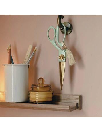 DesignWorks Özel Tasarım Püskül ve Charm Hediyeli Makas Mint