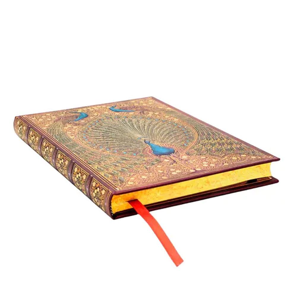 Paperblanks Hafiz s Peacocks Sert Kapak 18x23  Çizgisiz Defter PB9888-1