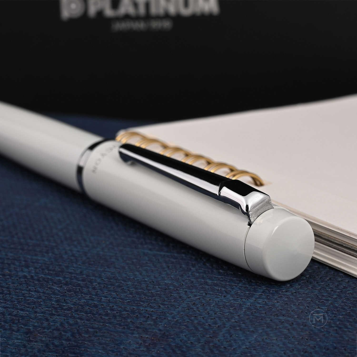Platinum Procyon Dolma Kalem Porcelain White F Uç