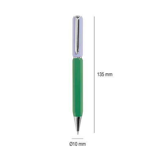 Miquelrius Metal Verde Malva Green Özel Kutusunda  0.7 mm Tükenmez Kalem