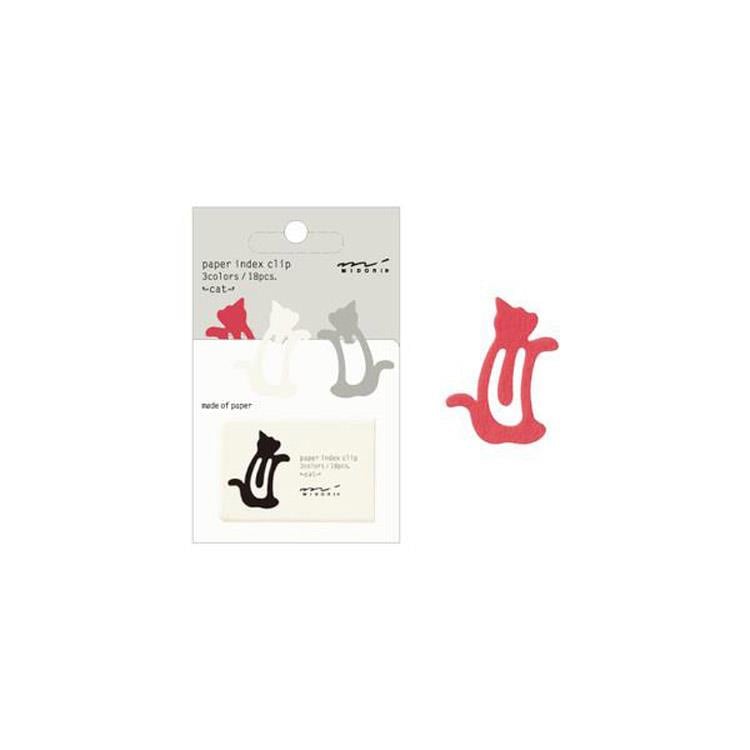 Midori Paper Index Clip 18'li Paket Klips