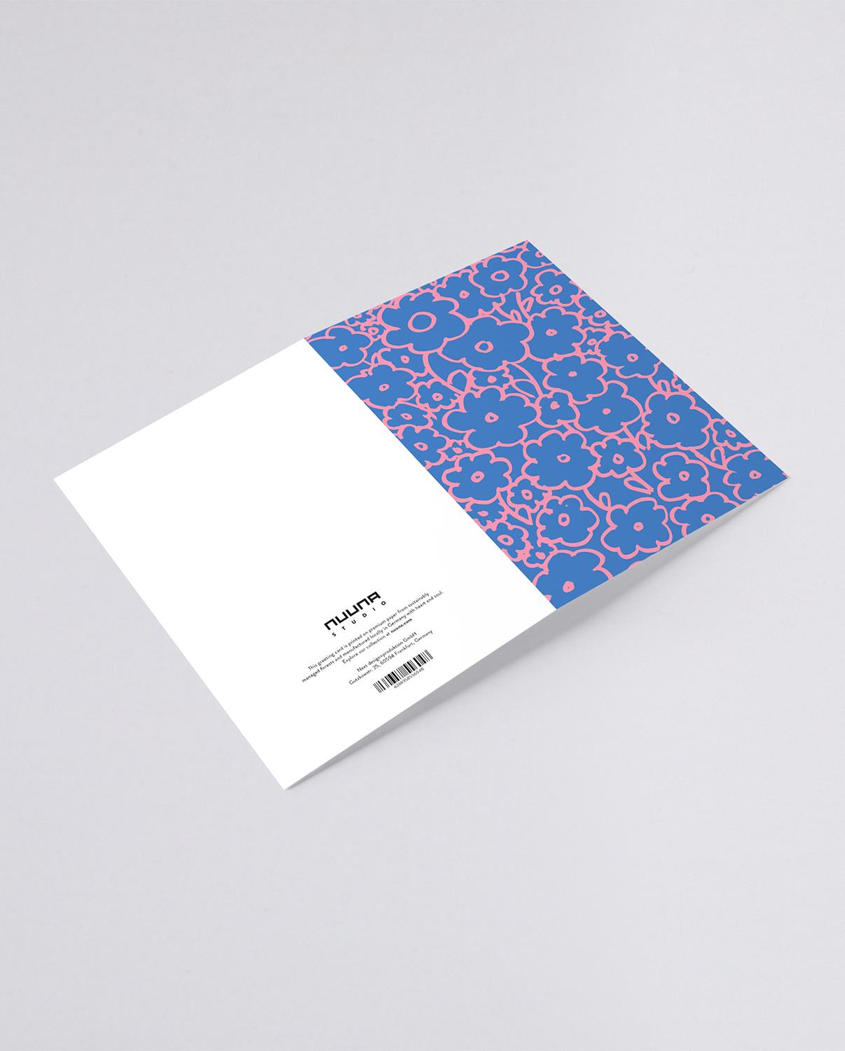 Nuuna Tebrik Kartı - Flower Power