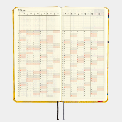 Hobonichi Techo Weeks 2025 Mega Bow & Tie: Sushi