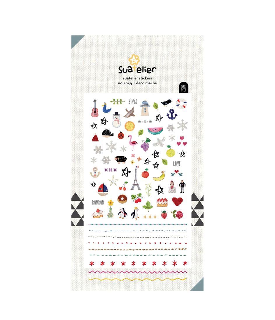 Suatelier Deco Sticker Nail Deco Tırnak Deco Mache