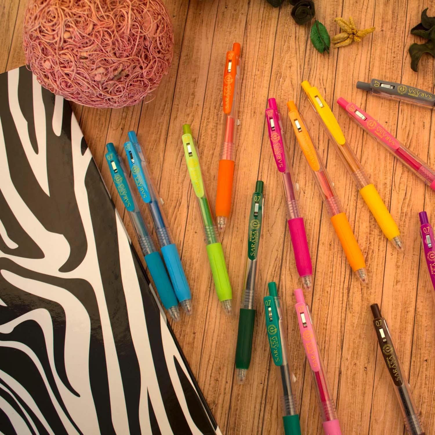 Zebra Sarasa Clip Jel Kalem 0.7 mm 20'li Set