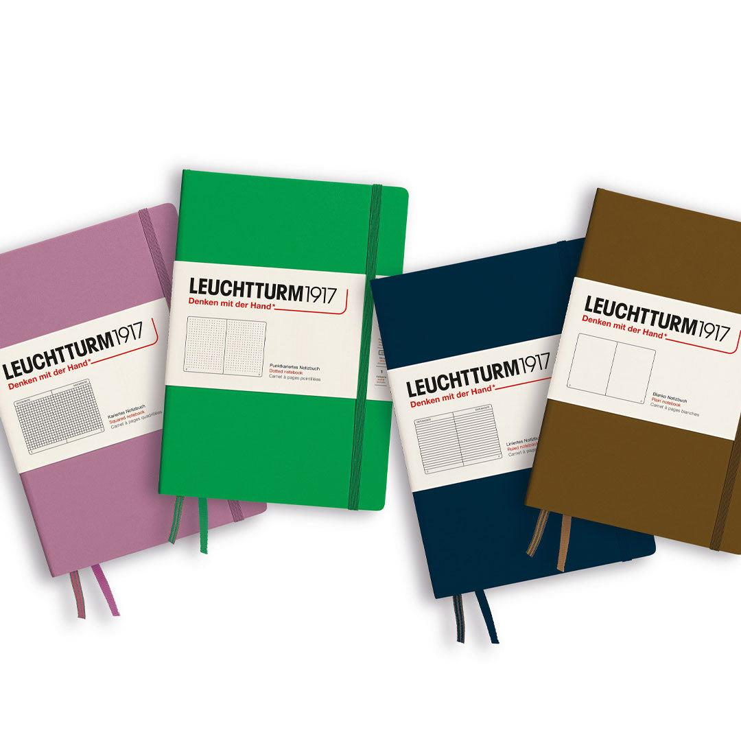 Leuchtturm1917 2025 Colors Orta Boy (A5), Sert Kapak, 251 Sayfa, Kareli Defter Spring Leaf 372195