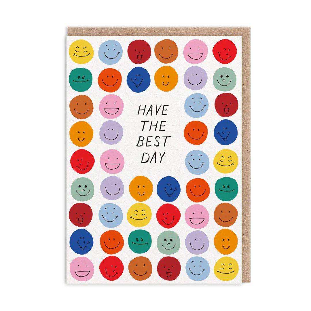 Ohh Deer Hartland Brooklyn Tasarımı A6 Kartpostal Happy Birthday Smileys 11156