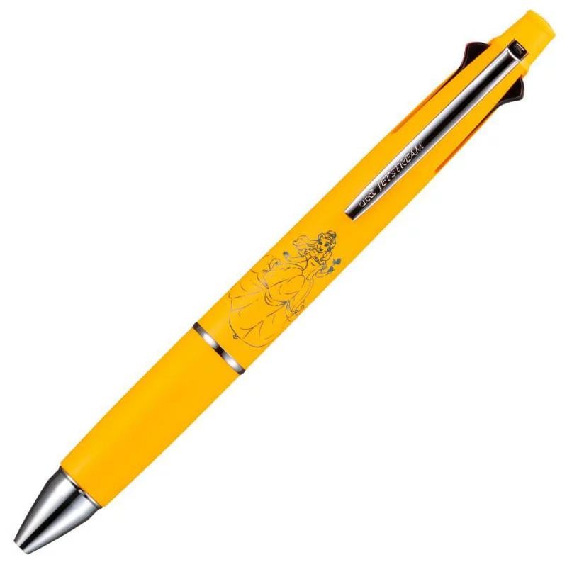 Uni x Disney Belle Limited Edition Jetstream 4 Farklı Jel ve  0.5 mm Versatil Multi-Function Kalem 