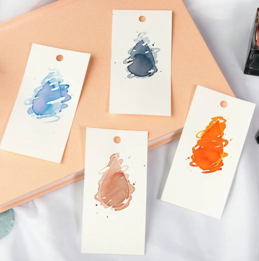 Wearingeul Impression Ink Drop Delikli Mürekkep Deneme Kağıdı