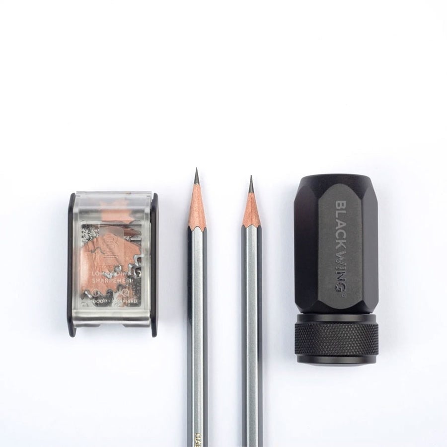 Kum x Blackwing Limited Edition Two-Step Long Point Kalemtraş Beyaz
