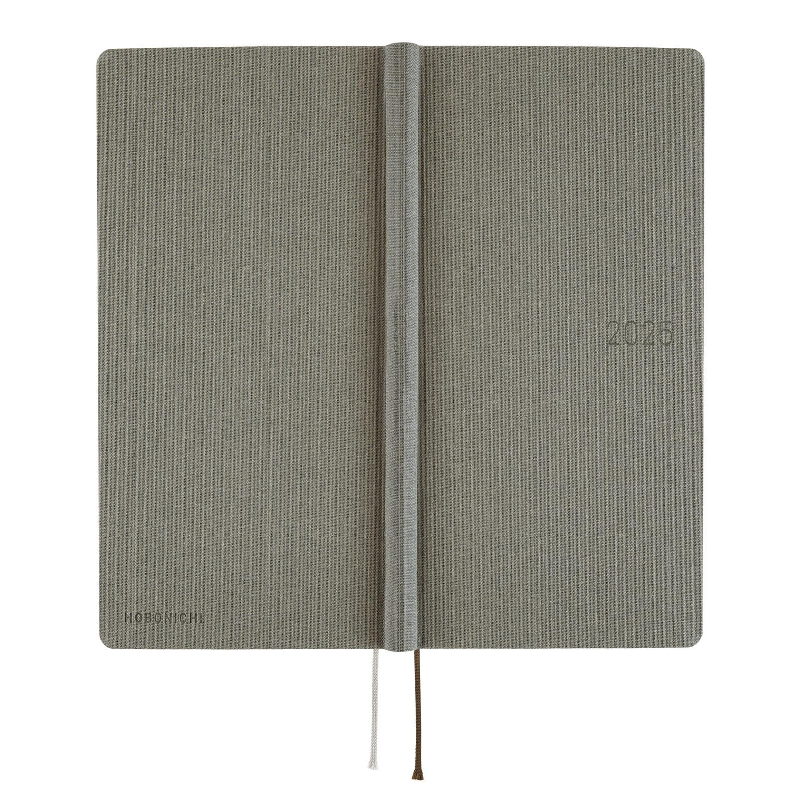 Hobonichi Techo Weeks Mega Japanese Version 2025 Jan. Smoke Gray Ajanda/Planner