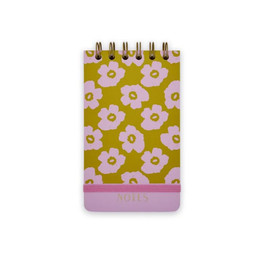 Episode Modern Florals Dijon Pink Spiralli Küçük Not Defteri