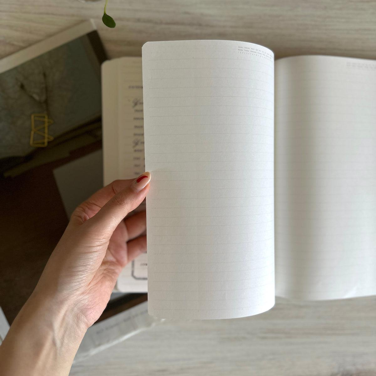 Stalogy 365 Days Notebook A5 Çizgili Japon Defteri Red Kırmızı