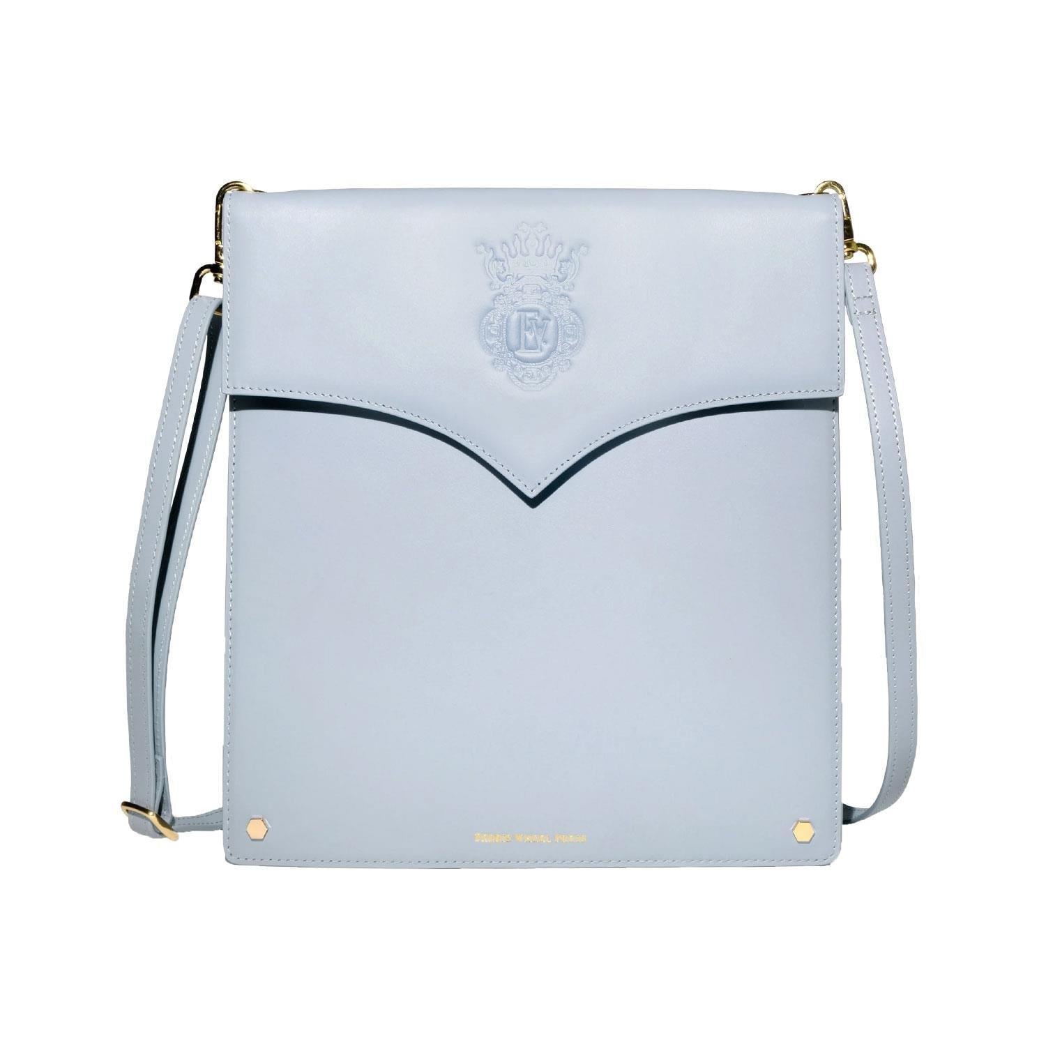 Ferris Wheel Press The Pendant Folio Deri Çanta Light Blue