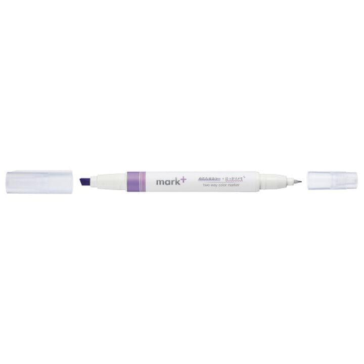 Kokuyo Mark+ Çift Taraflı ( Fosforlu ve Fineliner) Kalem Purple
