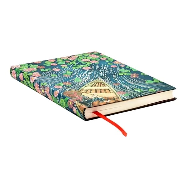 Paperblanks Lotus River Sert Kapak 18x23 cm Çizgisiz Defter FB1549-0