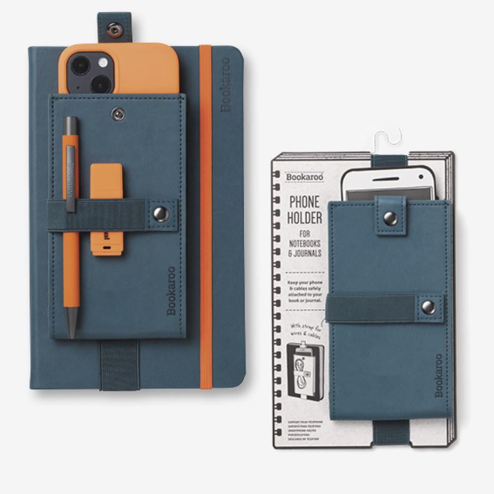 IF Bookaroo Phone Holder Defter Üstü Lastikli Telefon Tutucu - Navy 