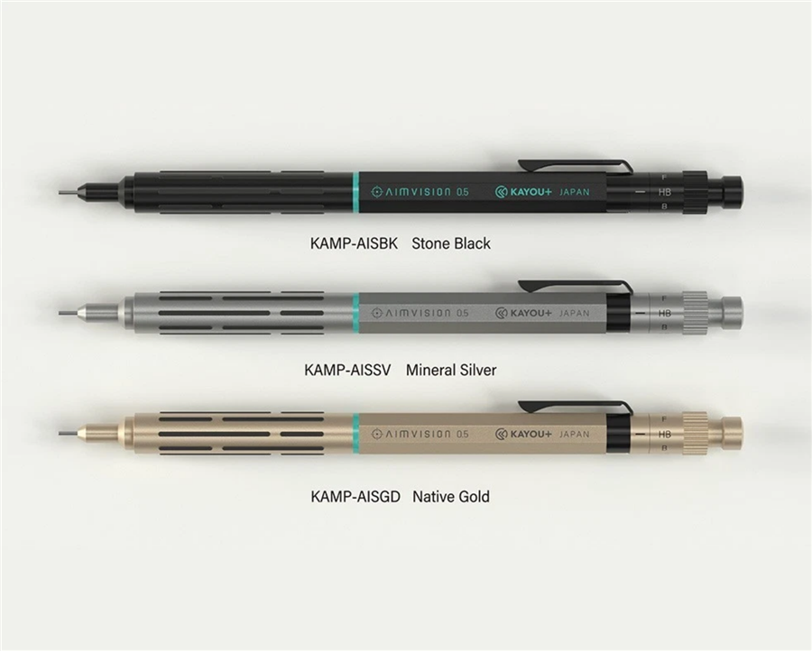 Kayou Plus Aimvision Mekanik Kurşun Kalem Mineral Silver KAMP-AISSV