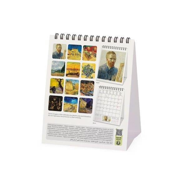 Legami Masaüstü Takvim / Planlayıcı 27,2x10,2 cm 2025 Van Gogh