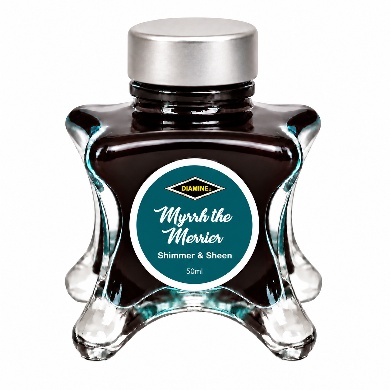 Diamine Inkvent Teal Calender Myrrh the Merrier Shimmer&Sheen Mürekkep