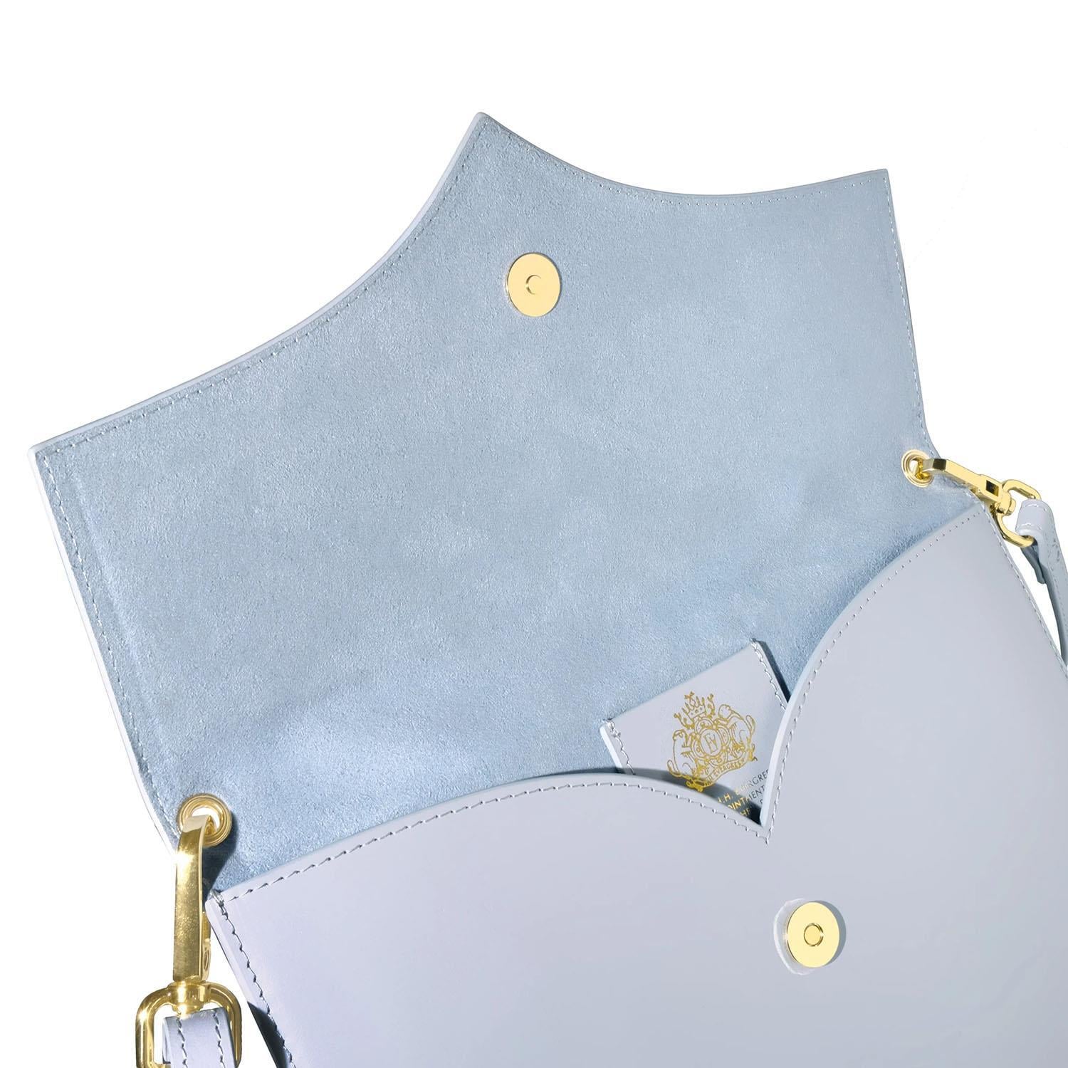 Ferris Wheel Press The Pendant Folio Deri Çanta Light Blue