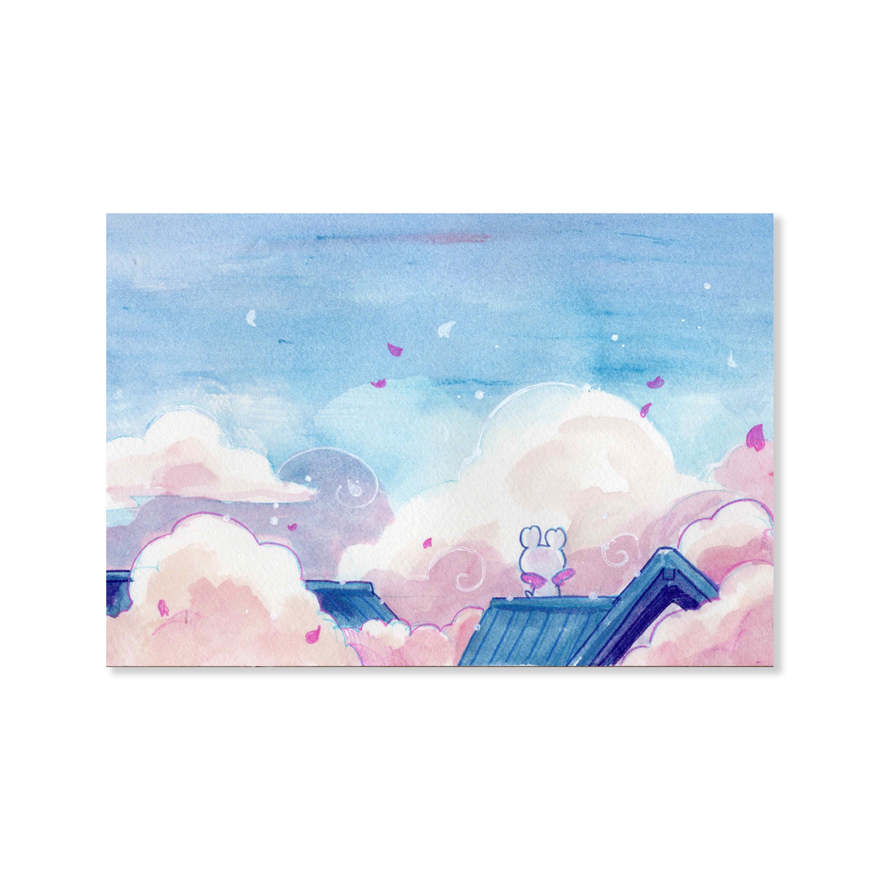 Esterbrook Sakura Dragon 3'lü Kartpostal