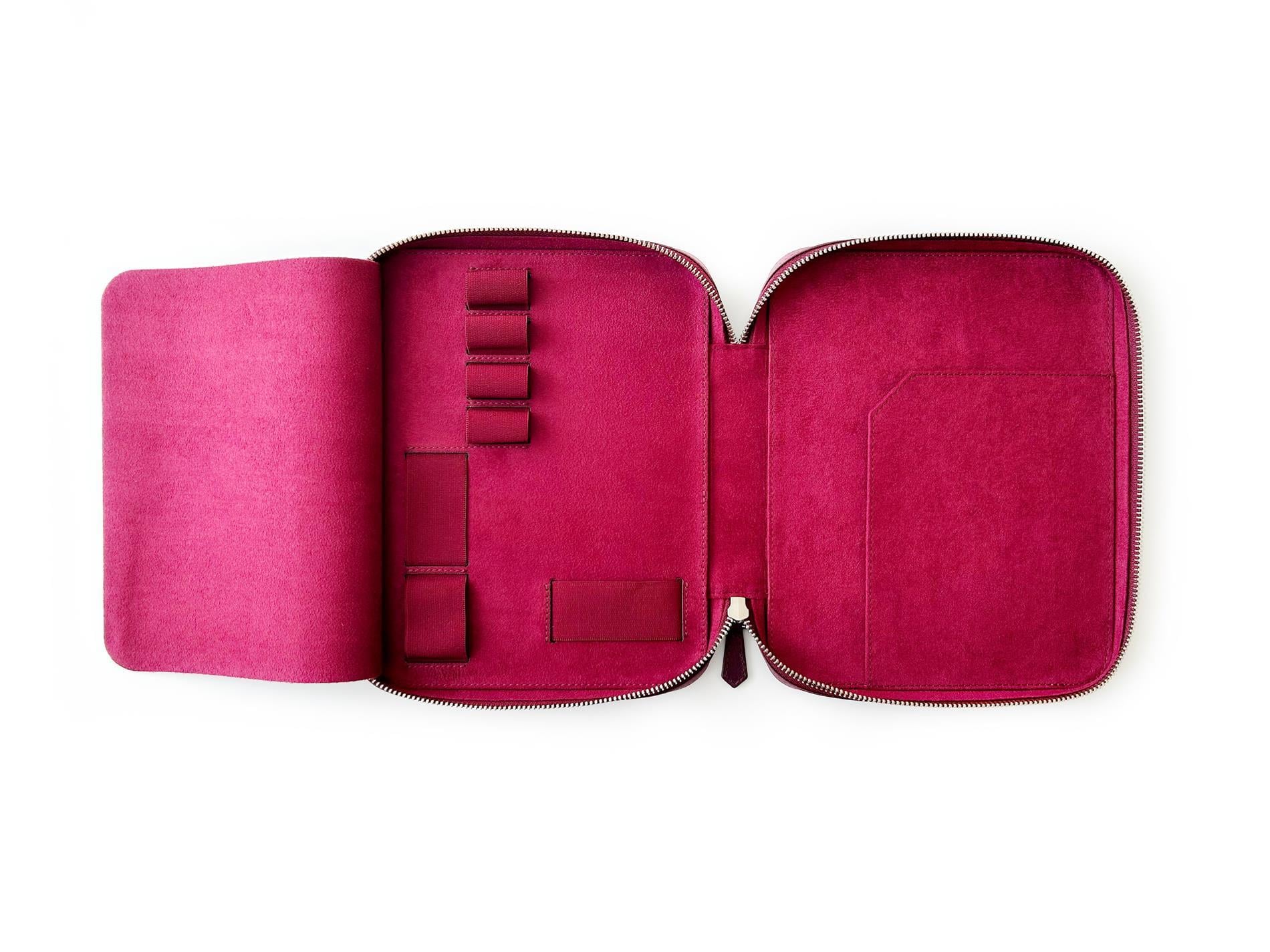 Eng Leather Dark Black Violet A5 Ebatlı Organizer